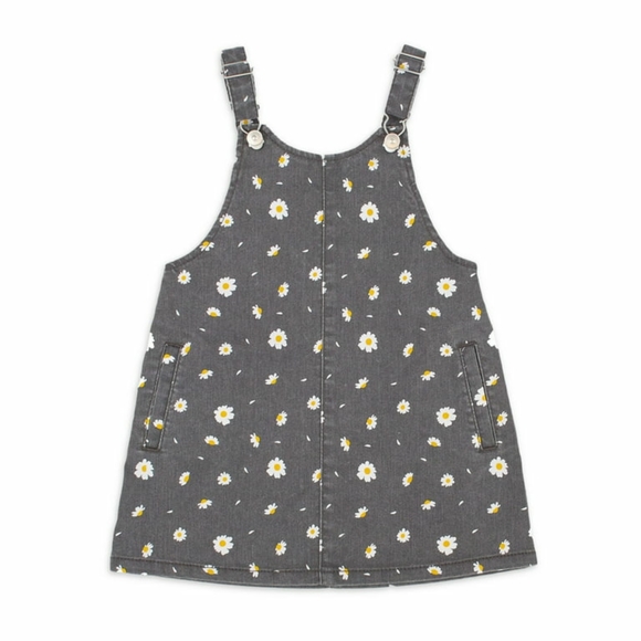 wonder nation Other - Little Girls Floral Overall Dress NWT